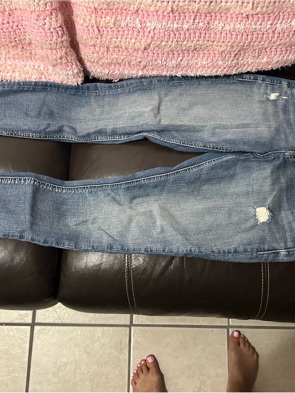 Silver Jeans light blue denim jeans